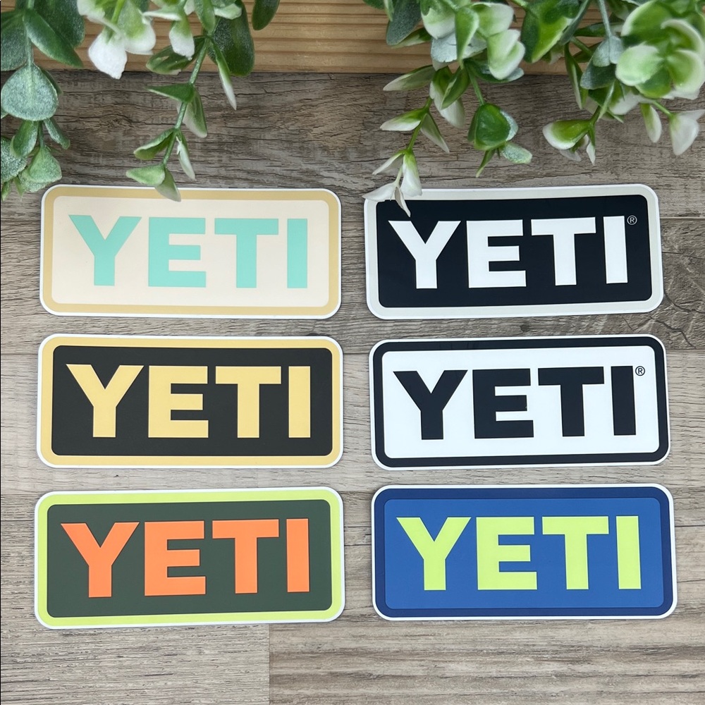 Yeti Sticker Pack Bundle of 6 NEW